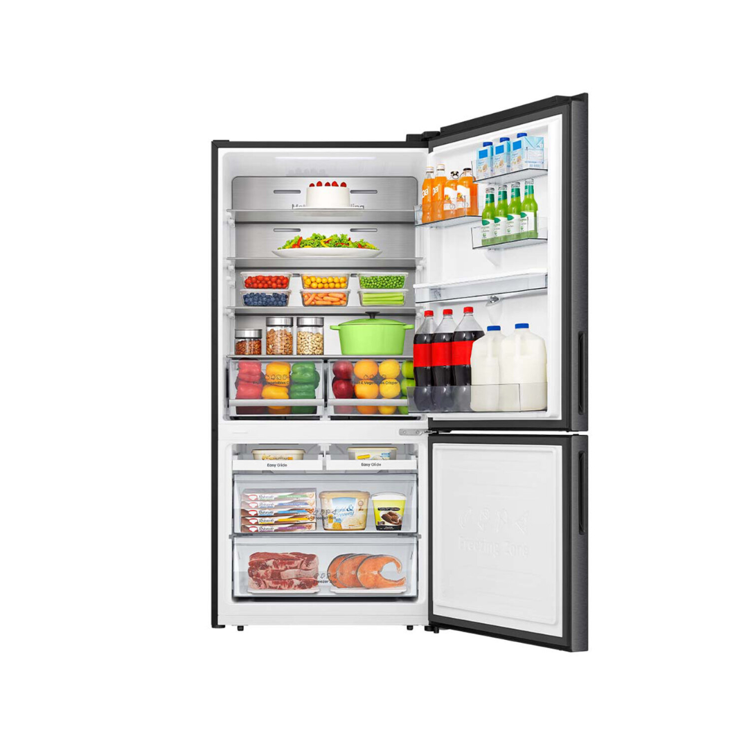 Hisense 500L PureFlat Bottom Mount Fridge Dark Steel