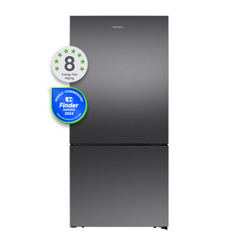 Hisense 503L Bottom Mount Fridge Dark Stainless Steel