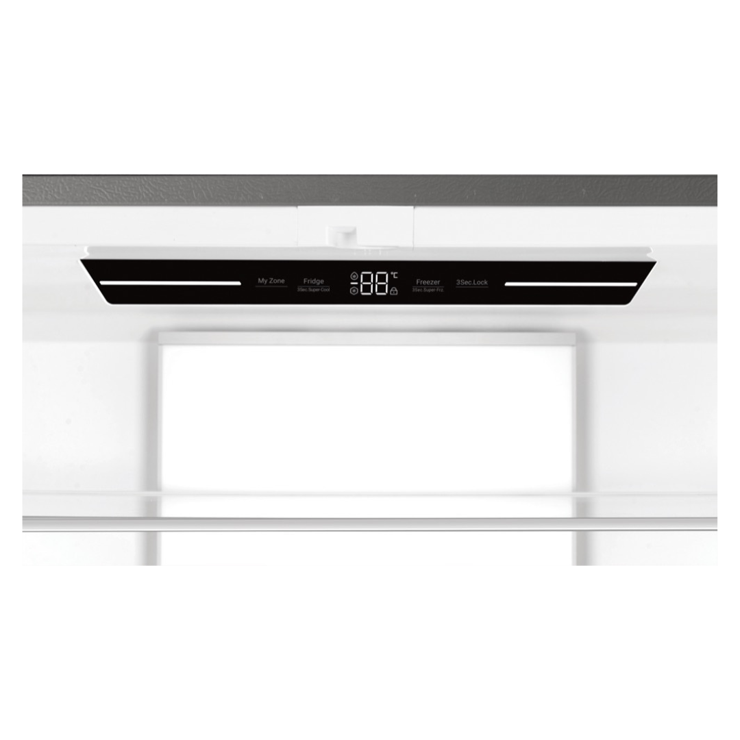 Haier French Door Fridge in Satina colourway  controls 