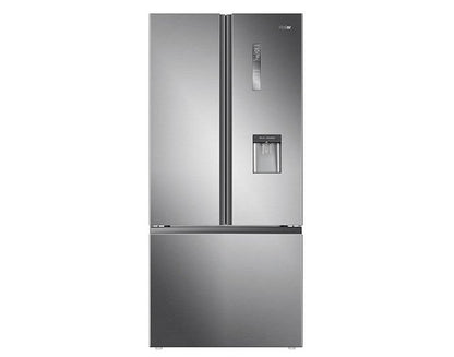 Haier 492L Satin Silver French Door Refrigerator - HRF520FHS image_1
