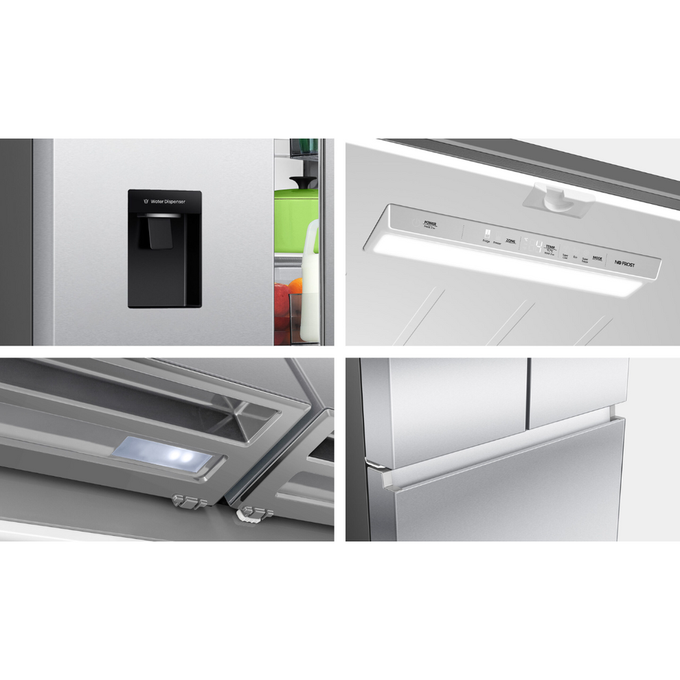 Hisense 635L French Door Fridge Stainless Steel HRFD635SW – Bi-Rite ...
