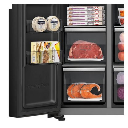 Hisense 614L PureFlat Eclipse Side by Side Fridge