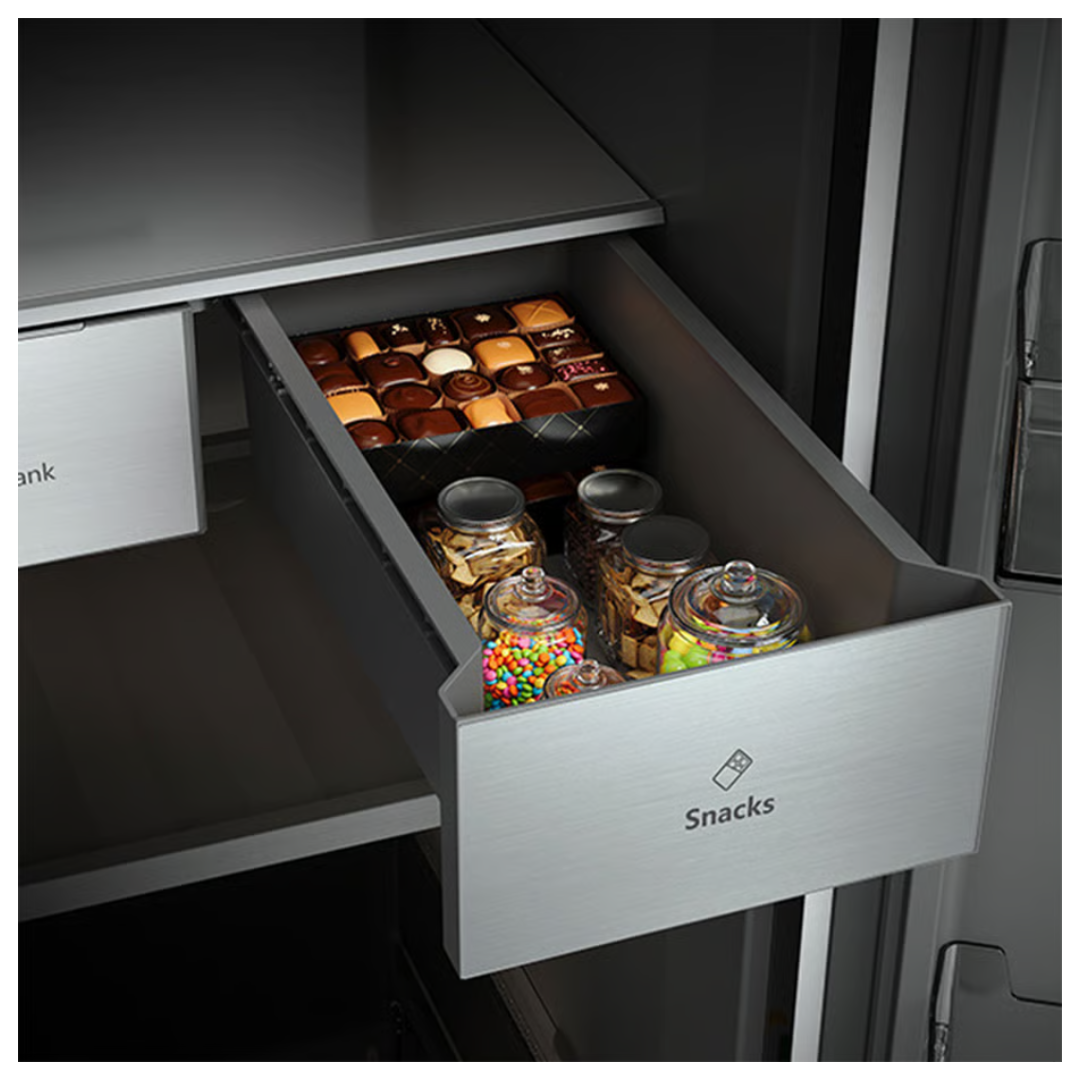 Hisense 614L PureFlat Eclipse Side by Side Fridge