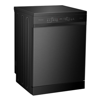 Hisense 16 Place Setting Freestanding Dishwasher Black Stainless Steel