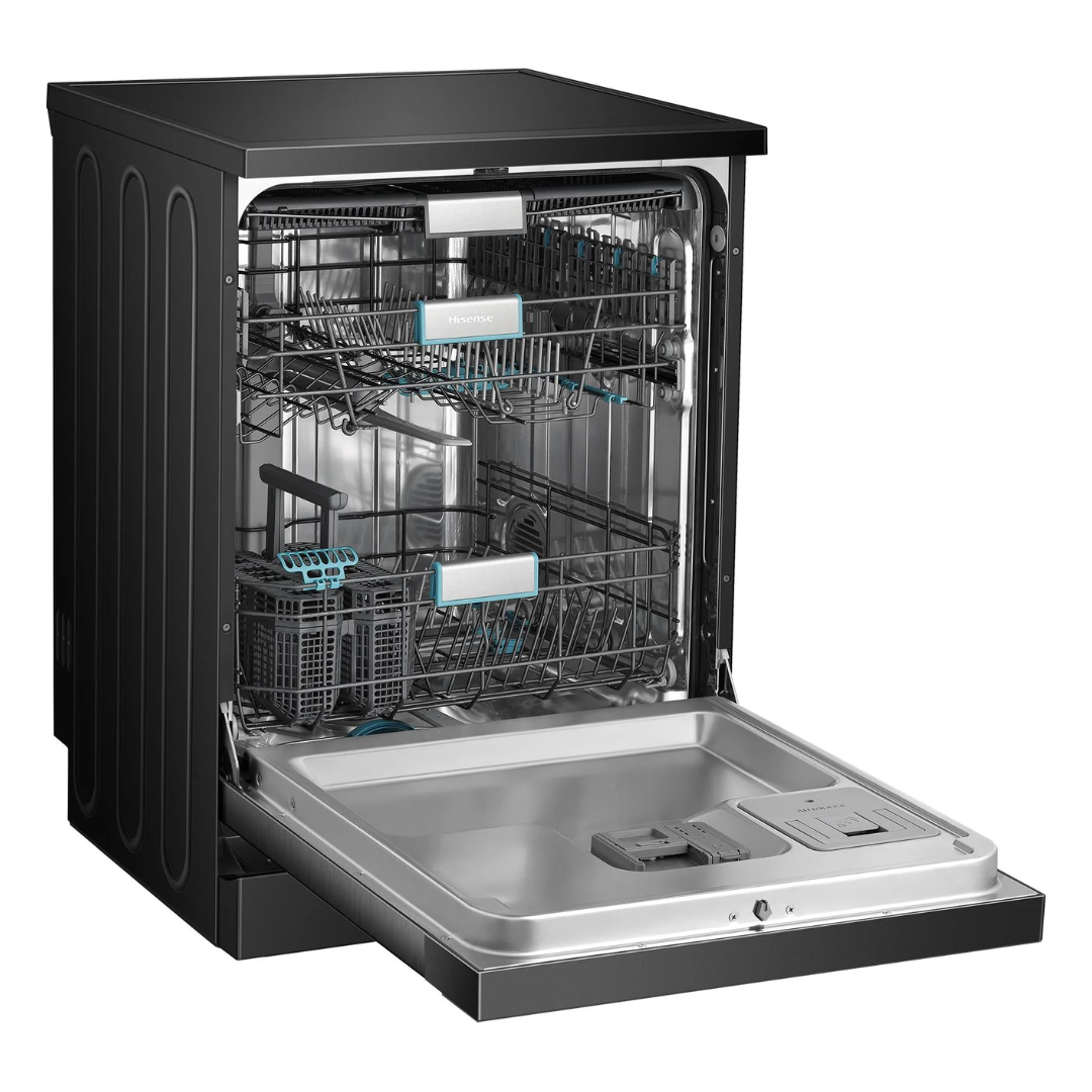 Hisense 16 Place Setting Freestanding Dishwasher Black Stainless Steel