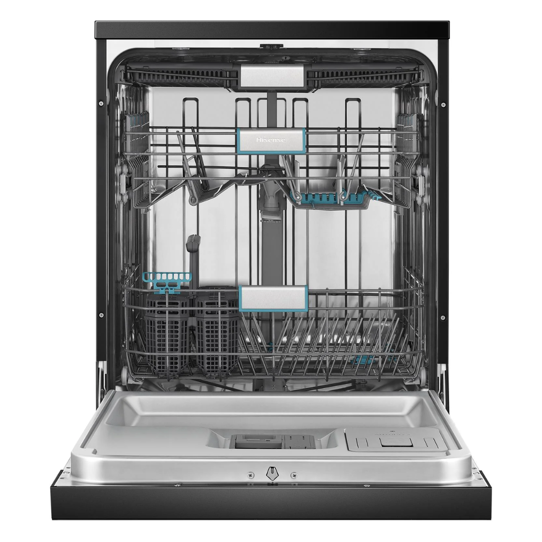 Hisense 16 Place Setting Freestanding Dishwasher Black Stainless Steel