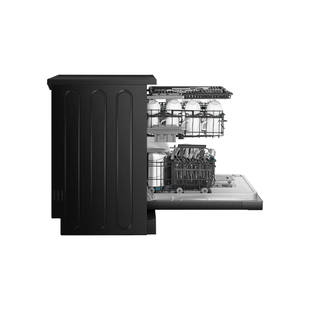 Hisense 16 Place Setting Freestanding Dishwasher Black Stainless Steel