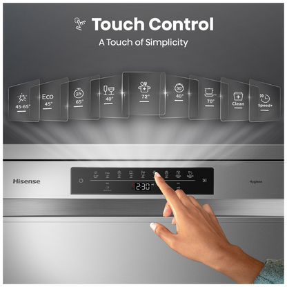 Hisense 60cm 15 Place Setting Series 5 Dishwasher