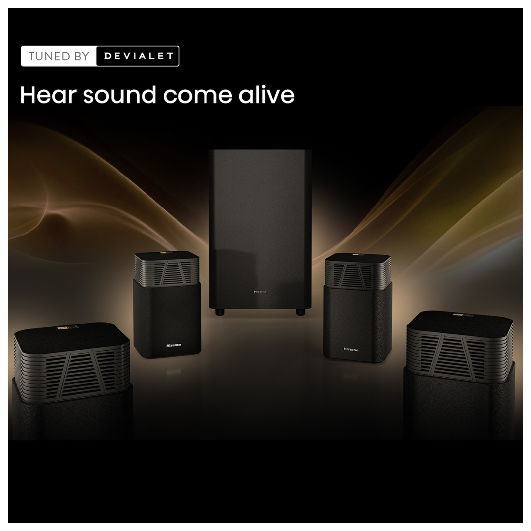 Hisense 4.1.2Ch Soundbar with Wireless Subwoofer