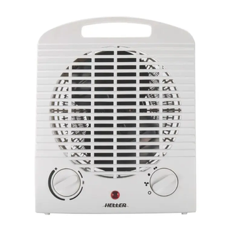 Heller 2000W Upright Fan Heater