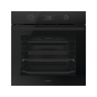 Haier 60cm 500 Series Pyrolytic Built-In Oven Black