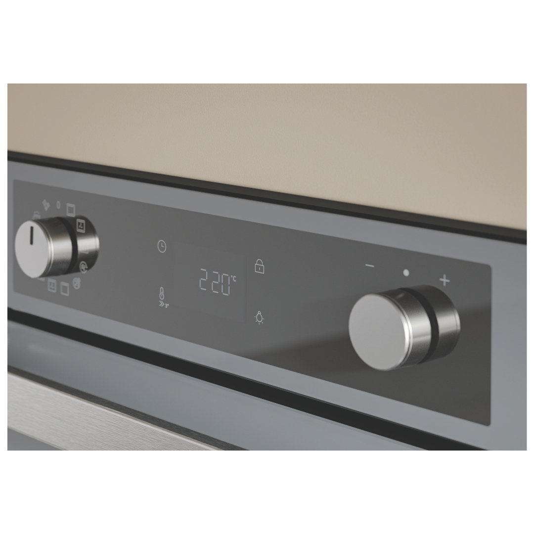 Haier 60cm 500 Series Pyrolytic Built-In Oven Grey