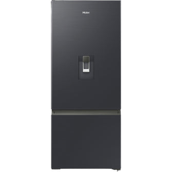 Haier 431L Bottom Mount Fridge Water Dispenser Black - HRF420BHC image_1