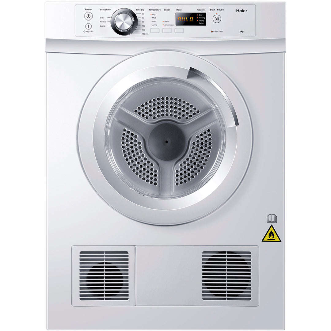 Haier 5Kg Vented Dryer with Sensor White - HDV50E1 image_1