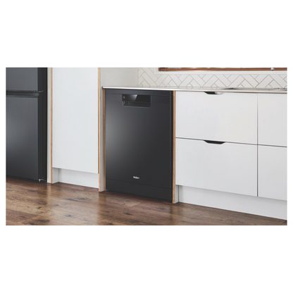 Haier Freestanding Dishwasher Black