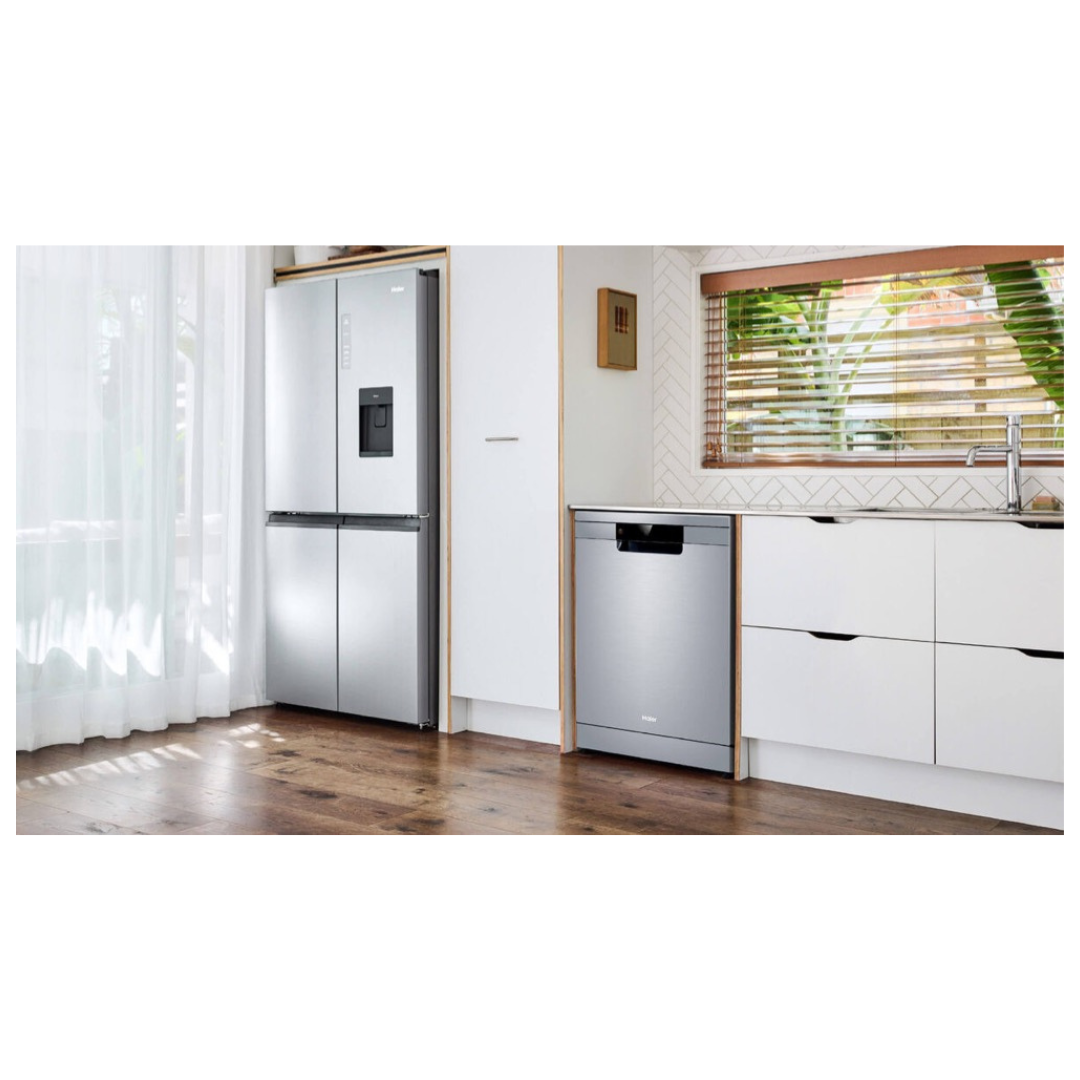 Haier Freestanding Dishwasher Silver