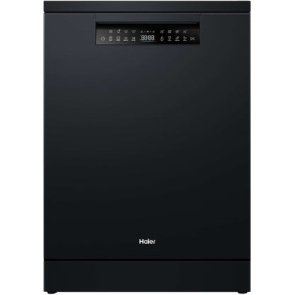 Haier Steam Freestanding Dishwasher in Black - HDW15F3B1 image_1