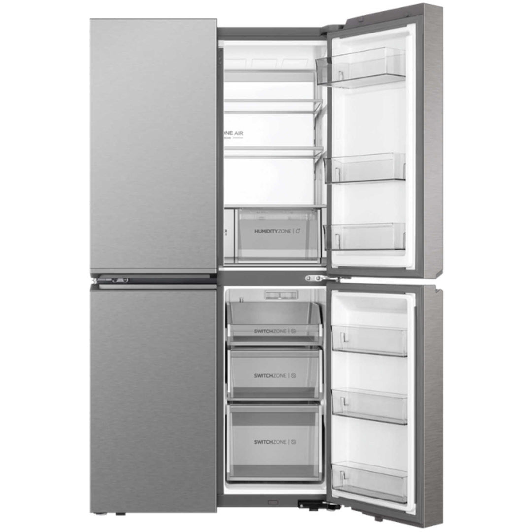 Haier 623L Quad Door Refrigerator with Ice and Waterin Satina - HRF680YPS image_4