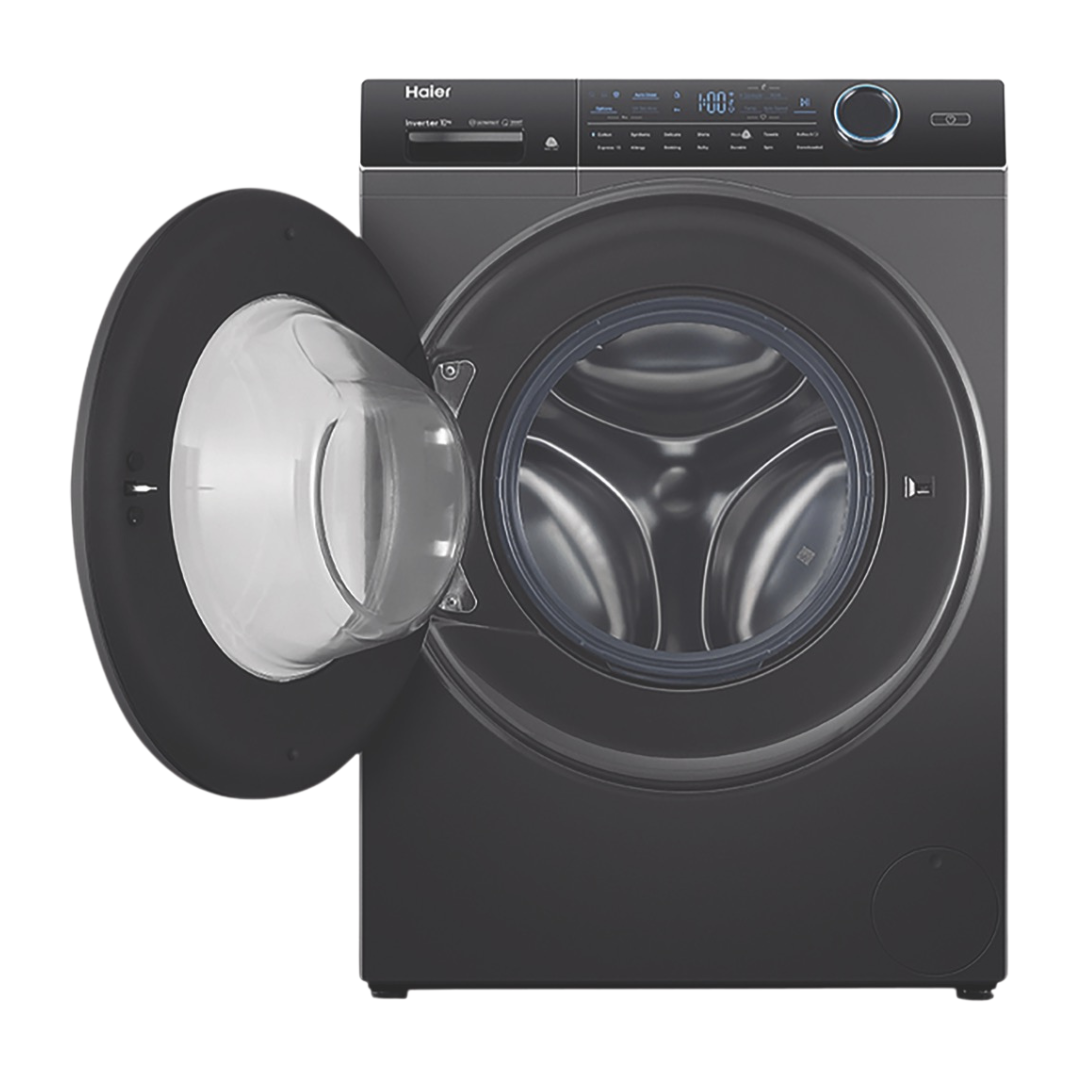 Haier 10Kg Front Load Washing Machine with UV Protect Dark Grey