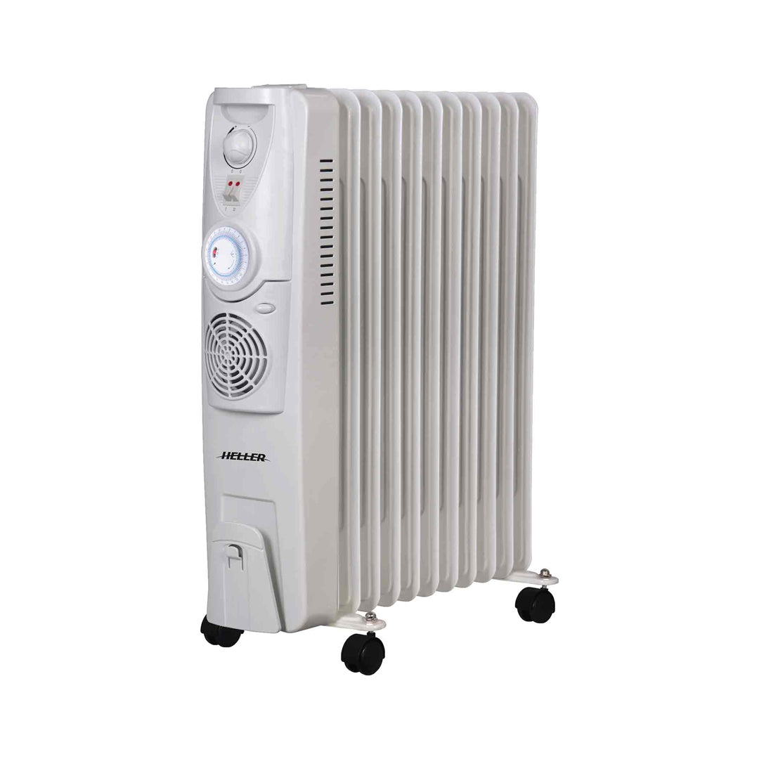 Heller 2400W 11 Fin Oil Heater with Fan & Timer HOCH11FT – Bi