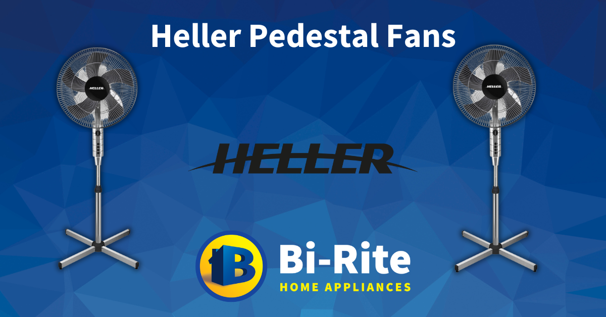 Heller Pedestal Fans – Bi-Rite Home Appliances