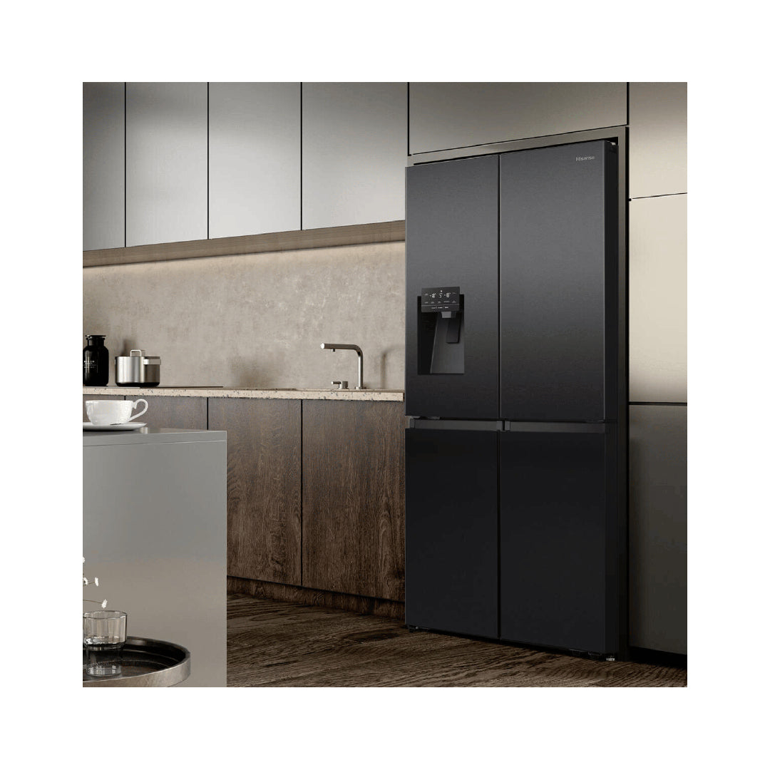 Hisense 586L Quad Door Fridge Black Steel with Ice and Water - HRCD586TBWB image_4