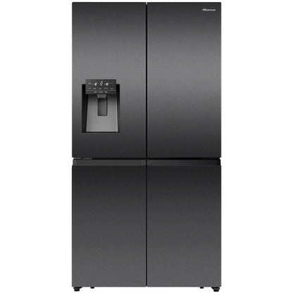 Hisense 586L Quad Door Fridge Black Steel with Ice and Water - HRCD586TBWB image_1