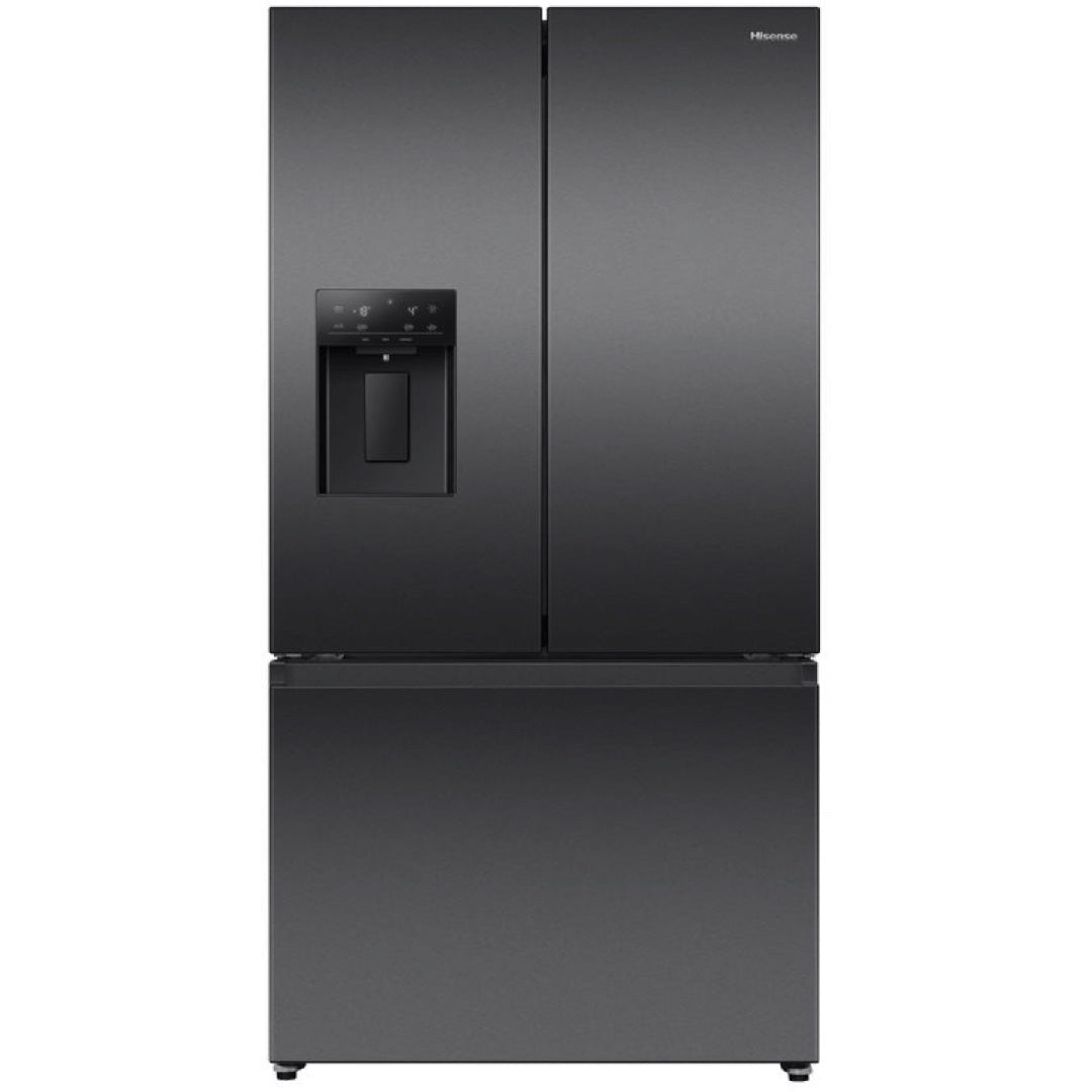 Hisense 634L French Door Fridge Black Stainless Steel with Water and Auto Ice Maker - HRFD634BW image_1