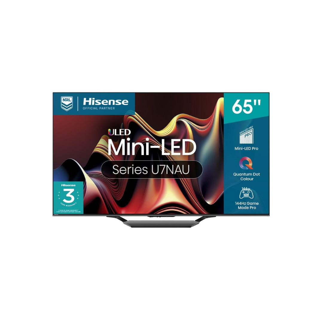 Hisense 65" U7NAU 4K ULED Mini-LED TV 2024