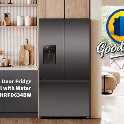 Hisense 634L French Door Fridge Black Stainless Steel with Water and Auto Ice Maker - HRFD634BW image_6