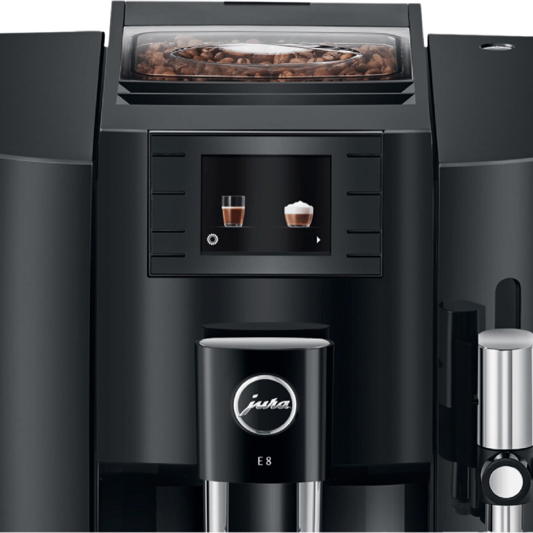 JURA E8 Piano Black Automatic Coffee Machine - 15372 image_2