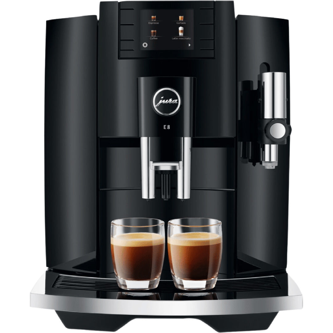 JURA E8 Piano Black Automatic Coffee Machine - 15372 image_1