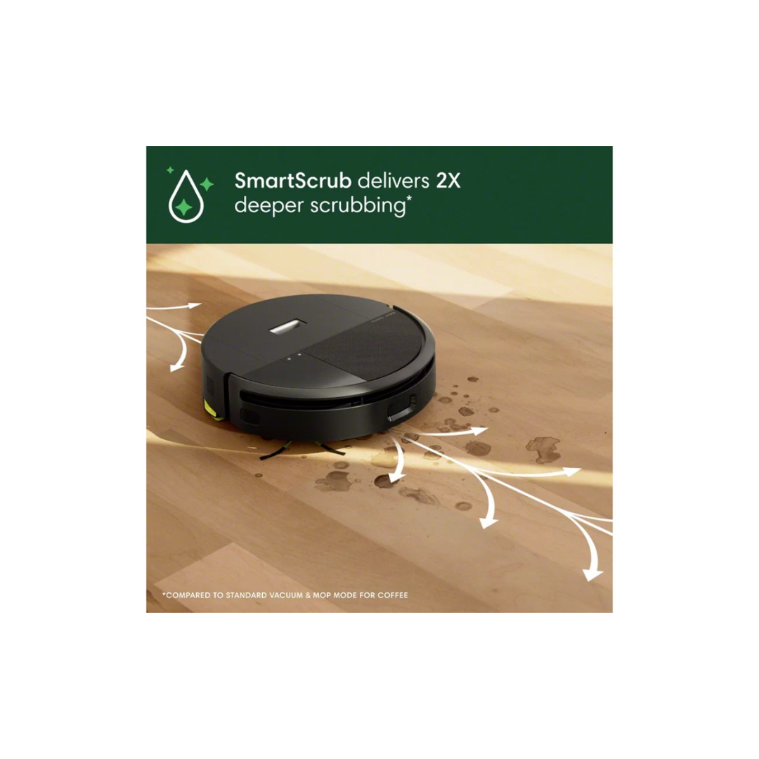 iRobot Roomba 205 DustCompactor combo using SmartScrub to deliver 2X deeper scrubbing.