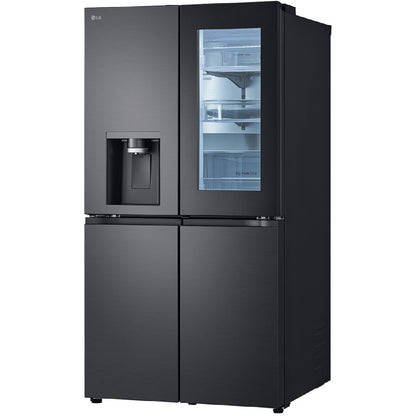 LG 847L French Door Fridge Instaview Matte Black - GFV900MBLC image_2