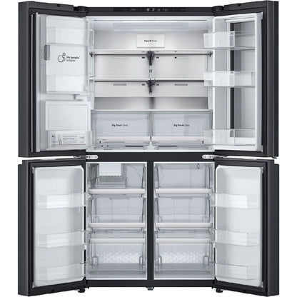 LG 847L French Door Fridge Instaview Matte Black - GFV900MBLC image_3