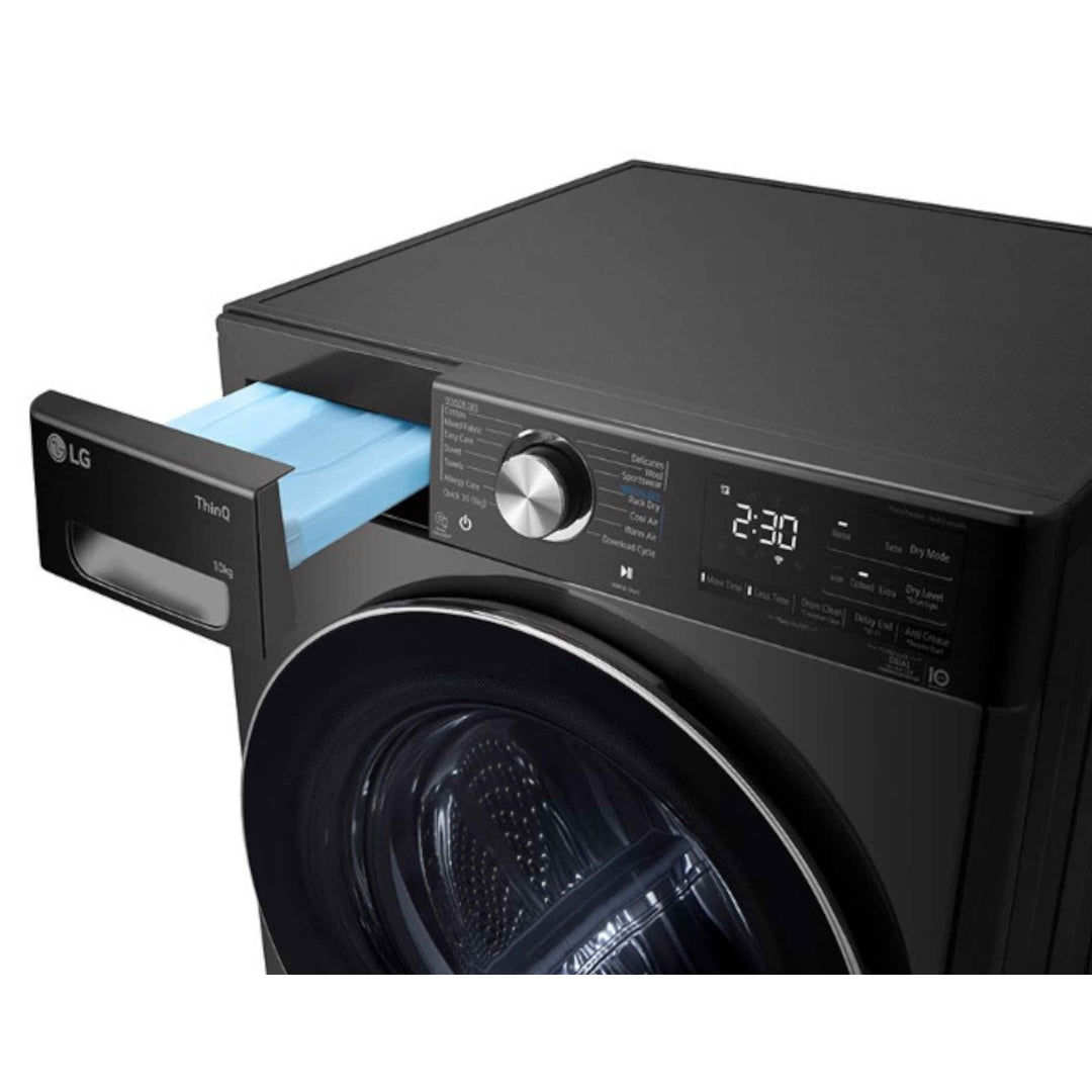 LG 10kg Series 10 Heat Pump Dryer with Inverter Control in Black - DVH1010B image_5