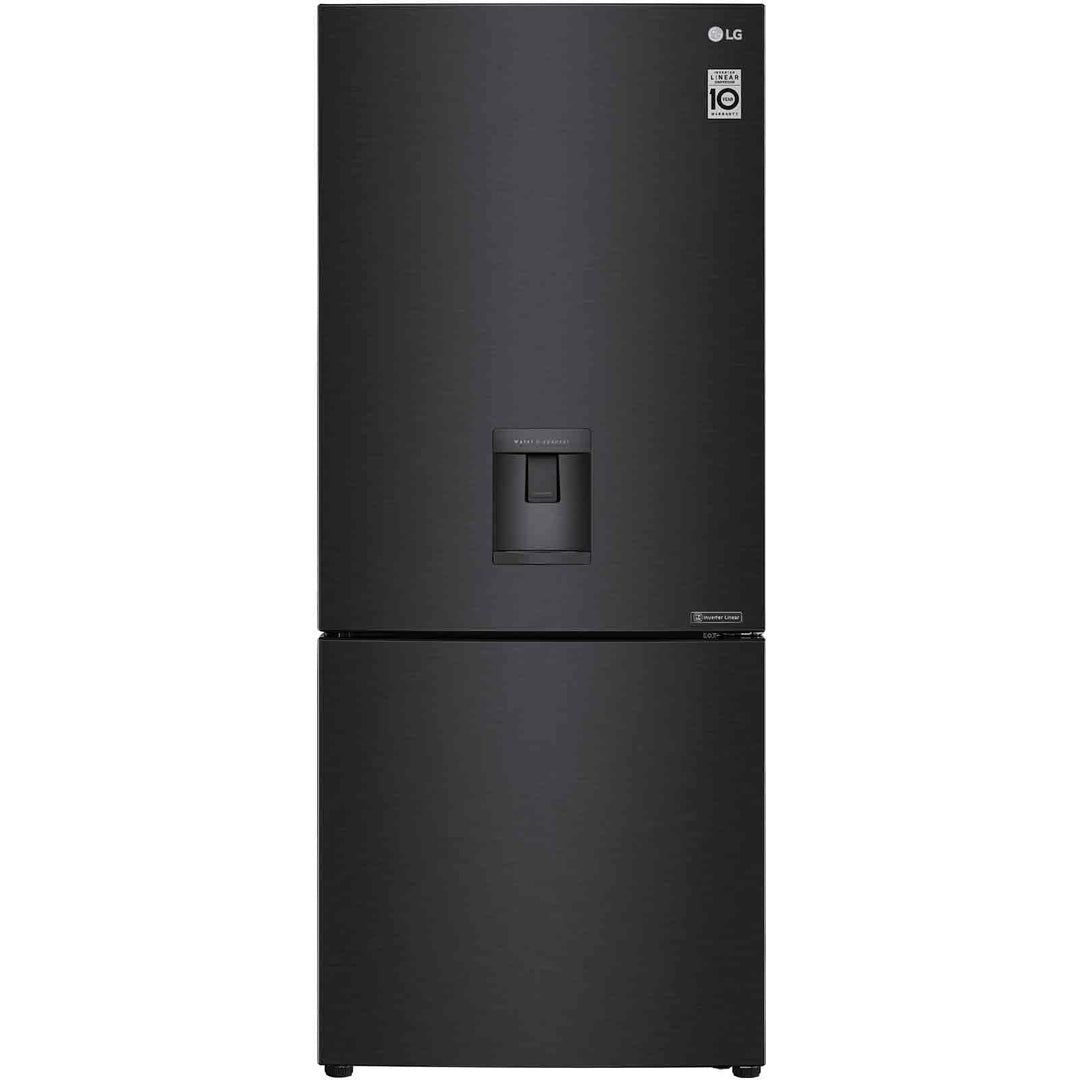 LG 420L Bottom Mount Fridge with Door Cooling in Matte Black - GBW455MBL image_1