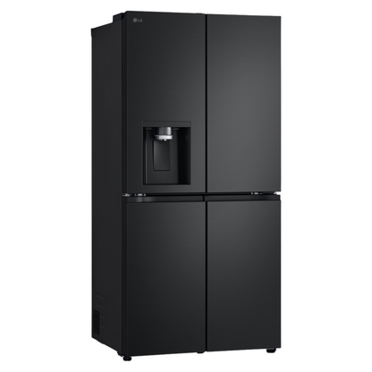 LG 508L Slim Non Plumbed French Door Matte Black