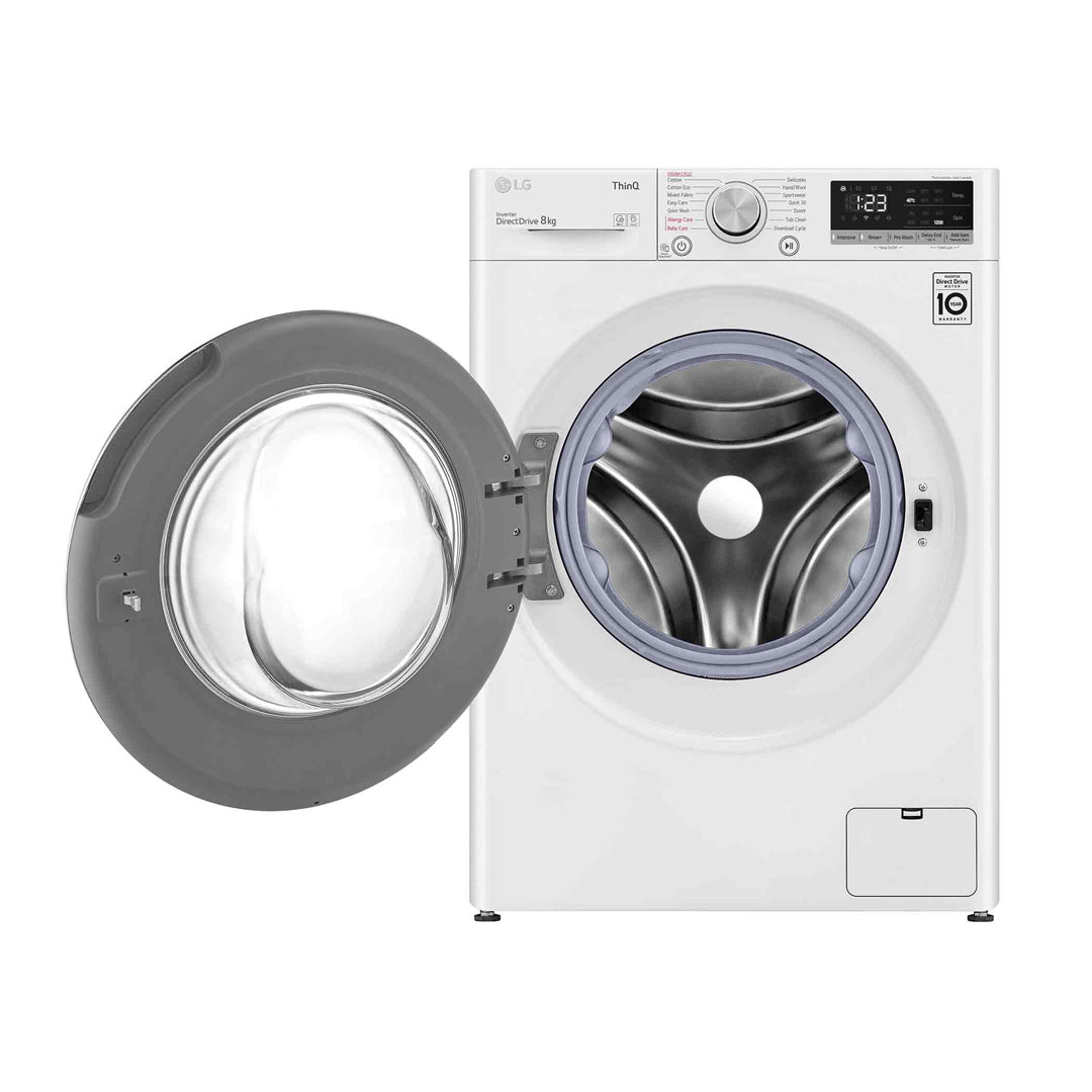 LG 8kg Front Load Washing Machine with Steam - WV51208W image_4