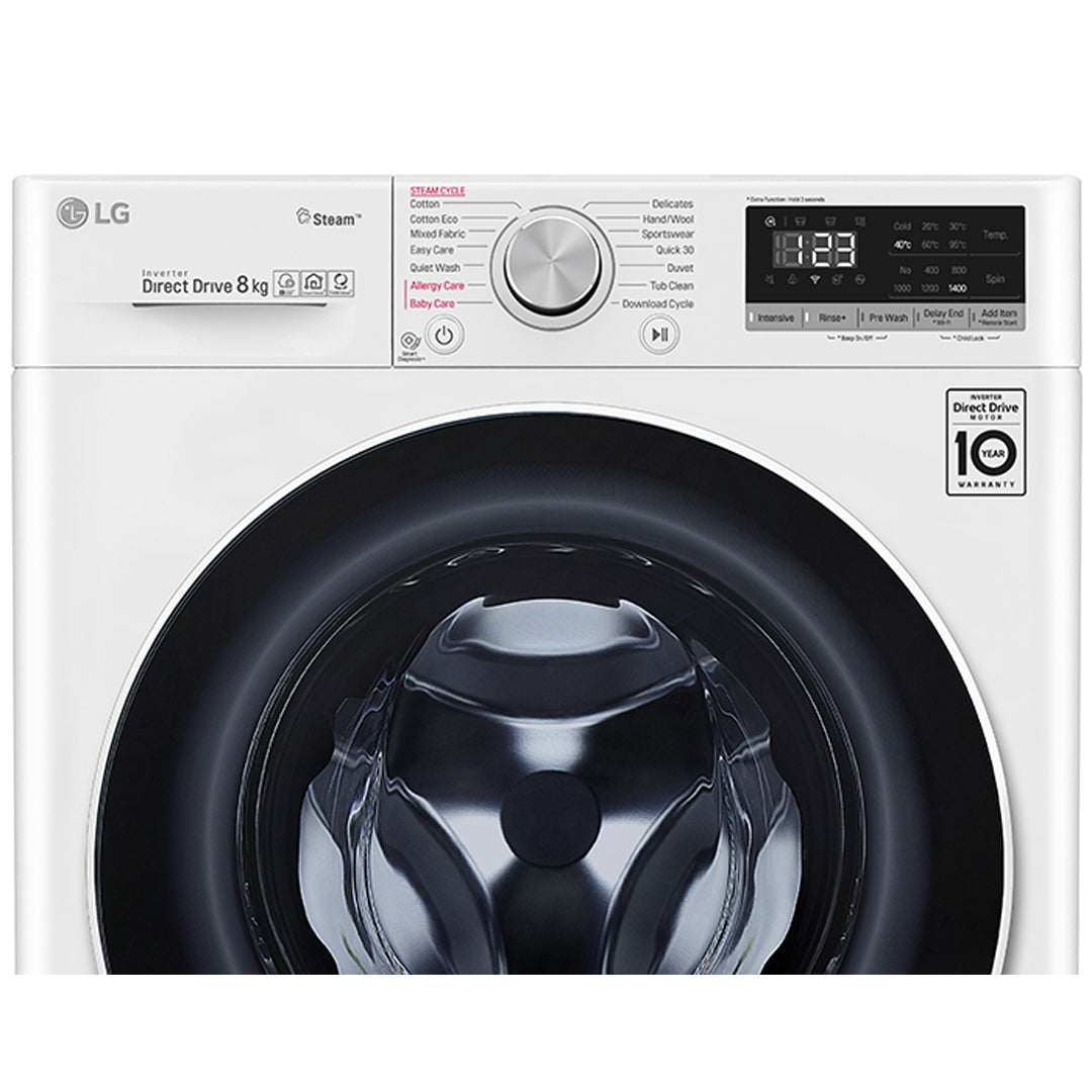 LG 8KG Front Load Washing Machine - WV51408W image_3