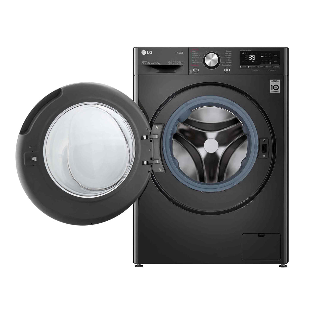 LG 12kg Front Load Washing Machine in Black - WV91412B image_2