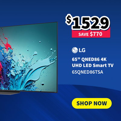 LG 65QNED86 4K UDH LED Smart TV on sale $1529 - Save $770