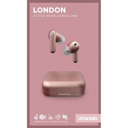 Urbanista London ANC True Wireless Rose Gold