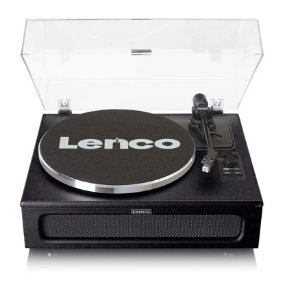 Lenco Leather Turntable with 4 Built-in Bluetooth Speakers