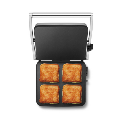 Breville the Toast and Melt 4 Slice Sandwich Press - Brushed Stainless Steel