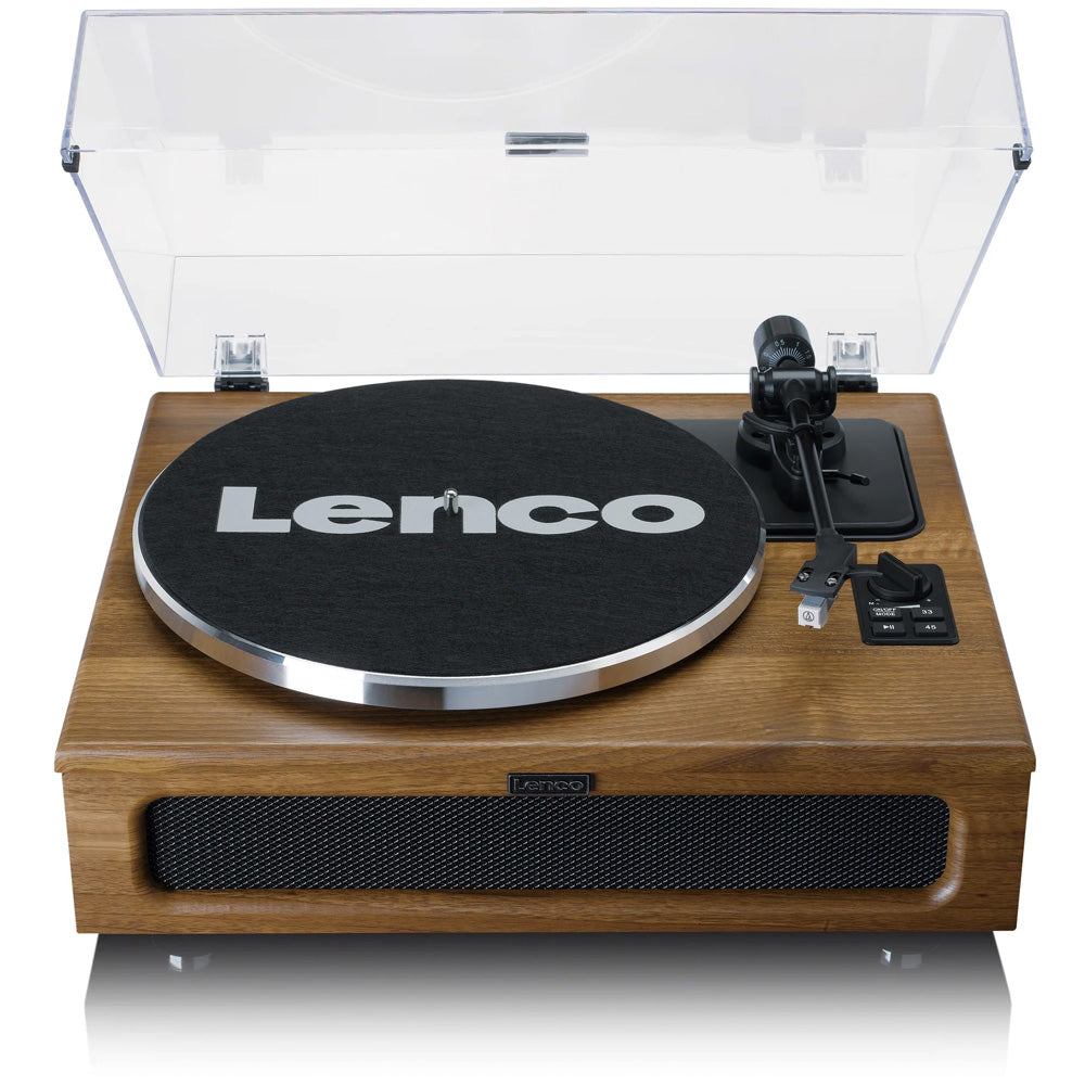 Lenco Wooden Turntable with 4 built-in Bluetooth speakers