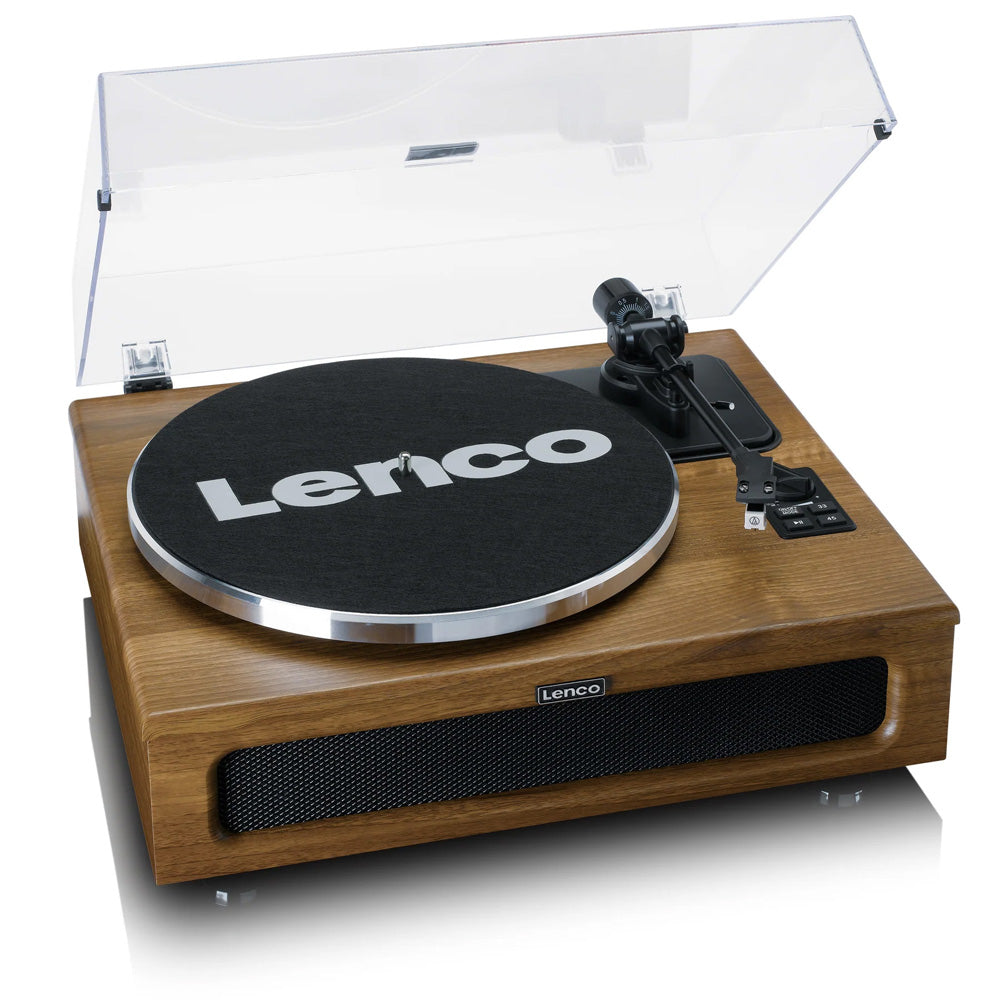 Lenco Wooden Turntable with 4 built-in Bluetooth speakers