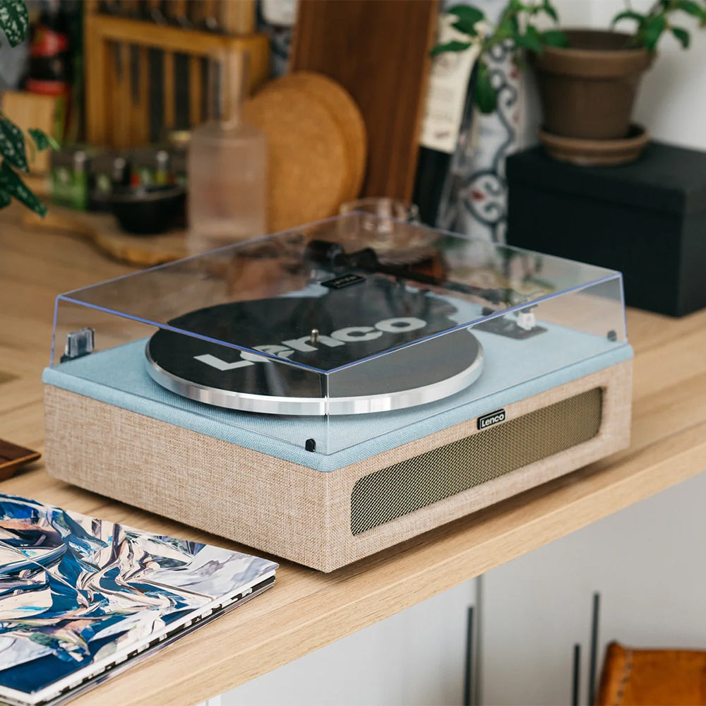 Lenco Turntable with 4 Built-in Bluetooth Speakers
