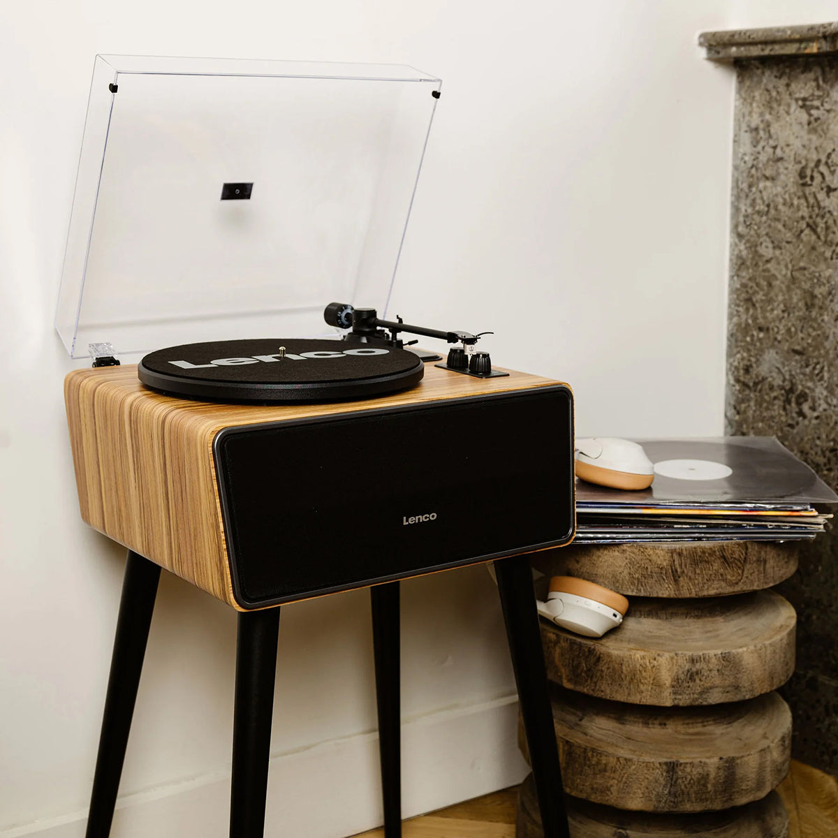 Lenco All-in-One 80W Bluetooth Turntable Speaker system