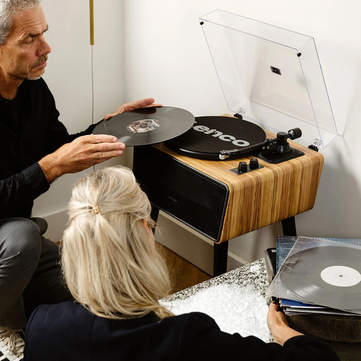 Lenco All-in-One 80W Bluetooth Turntable Speaker system